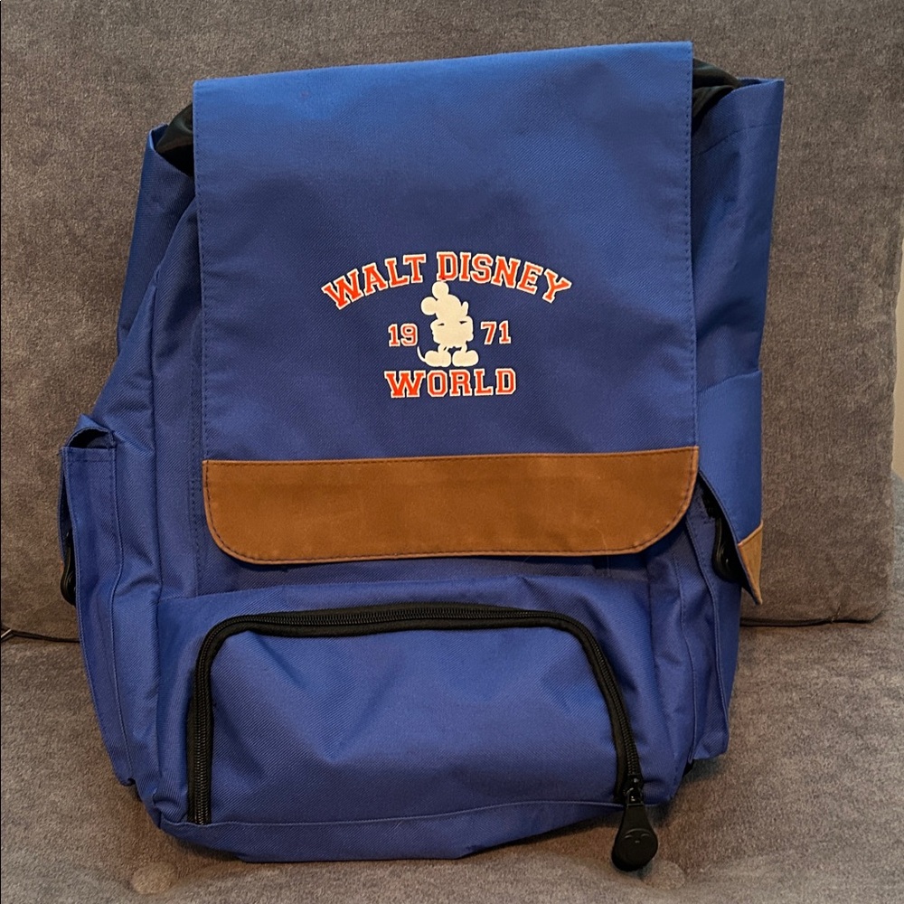 Walt Disney Blue Backpack 1971 excellent condition
